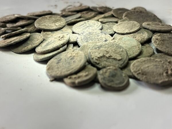 LOT of 20 Uncleaned Late Roman Bronze Coins